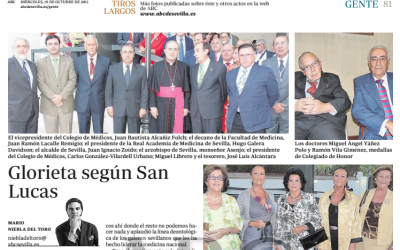 19 de octubre de 2011: Noticia Colegio de Médicos otorga medalla Colegiado de Honor.